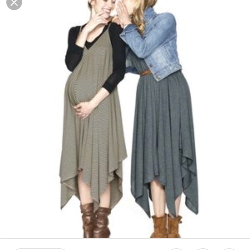 Hatch collection maternity dress petite